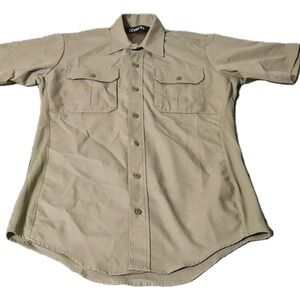 Vertx Phantom Tan Vented Short sleeve Work Shirt Mens Size S Small Tactical